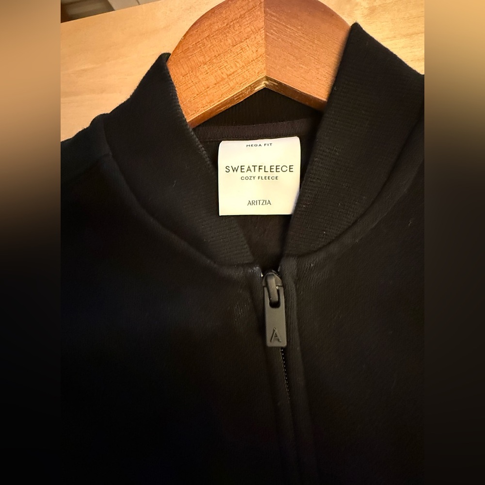 Aritzia womens sweat fleece bomber - Picture 5 of 6